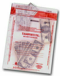 TT1013MLC 10"x13" Single Pouch Clear Disposable Bank Deposit Bags.Qty 500/CS