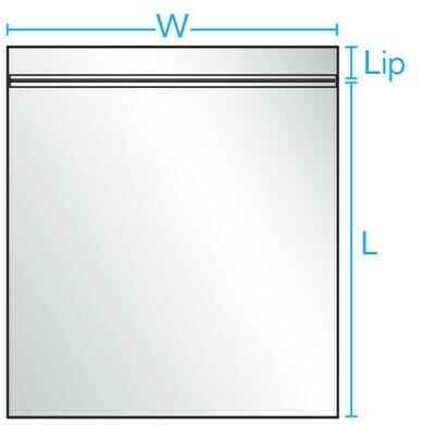 24X24 4 mil 250/CS Reclosable Bag
