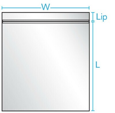 18X24 4 mil 250/CS Reclosable Bag