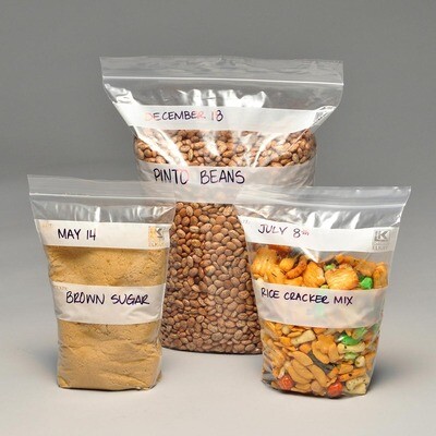 Seal Top Stand-Up Pouch -- Pint 6 X 8 + 4 BG 1.75 mil 500/cs