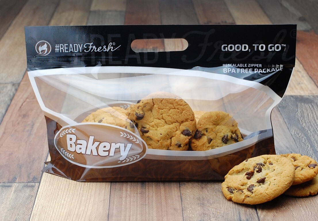 9.5" x 8" + 5" BG inch, 2.6 mil, ReadyFresh "Bakery" Pouch (6 pcs), 250/CS