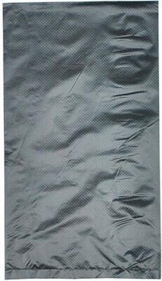 12 X 15 Black High Density Polyethylene Merchandise Bag 0.6 mil 1,000/cs