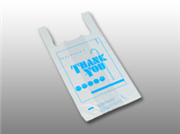 10X5X19 Thank You Printed T-shirt bags / Merchandise Bags 2000/cs