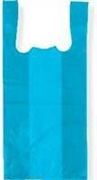10X6X21 Blue Plastronic HD T-shirt bags / Merchandise Bags 1000/cs