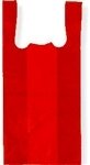 12X6X23 Red Plastronic HD T-shirt bags / Merchandise Bags 1000/cs