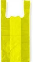 12X8X24 Yellow Plastronic HD T-shirt bags / Merchandise Bags 1000/cs