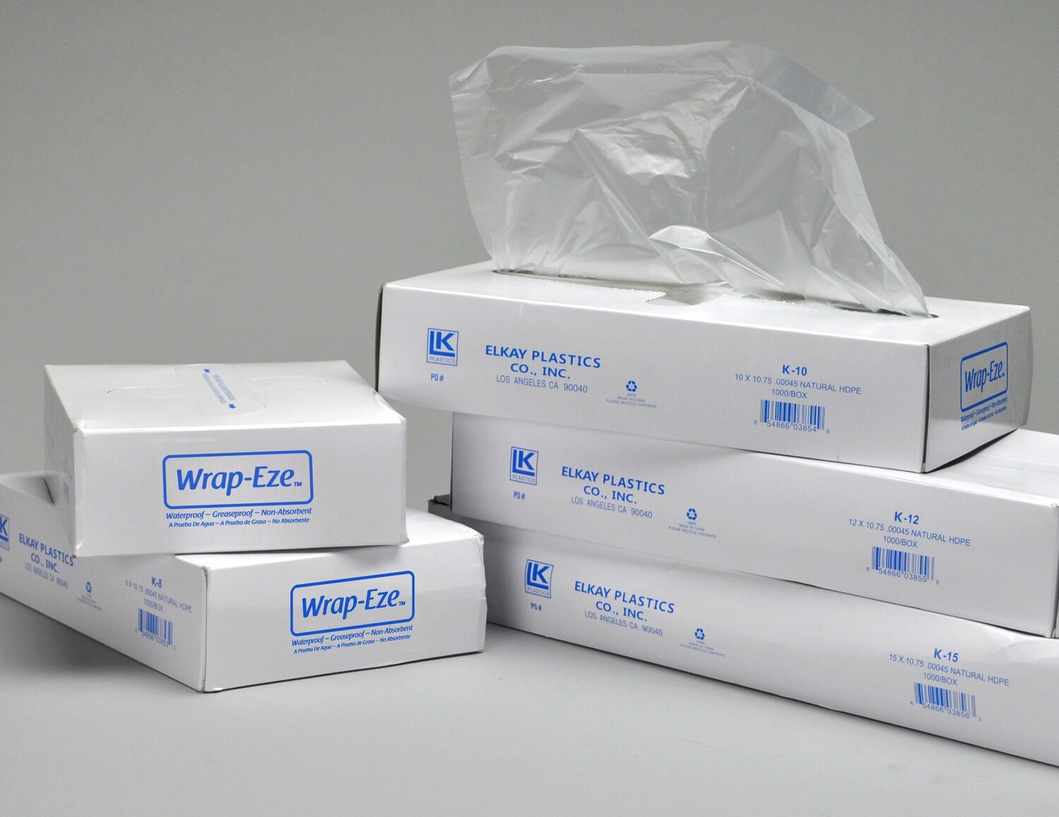 8 X 10 3/4 Wrap-EzeĂĹ˝ High Density Pop-Up Sheets 0.45 mil 10,000/cs