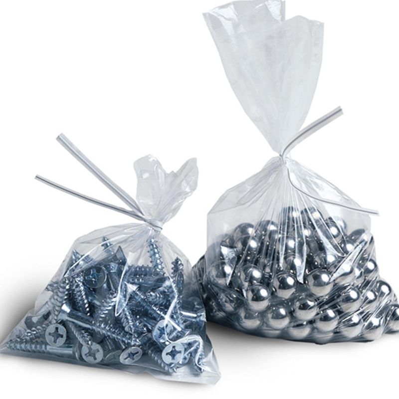 10"  X  12"  1.5 mil Low Density Flat Poly Bags 1,000/Case