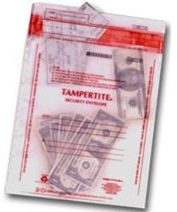 TT1420MLC 14"x20" Single Pouch Clear Disposable Bank Deposit Bag Qty 250/CS