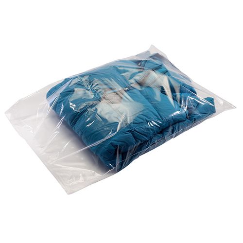 10"  X  18"  1.5 mil Low Density Flat Poly Bags 1,000/Case
