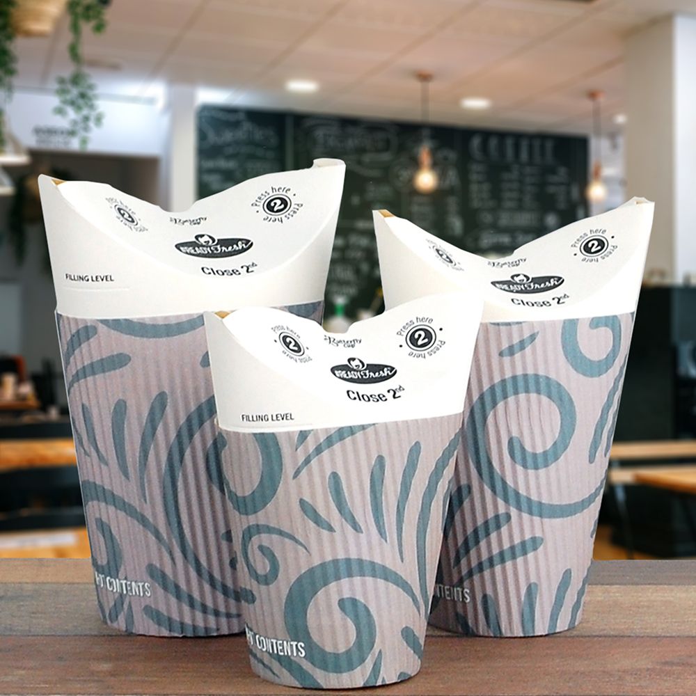 12 oz.  #ReadyFresh 12 oz Hot Butterfly Cup, 440/CS
