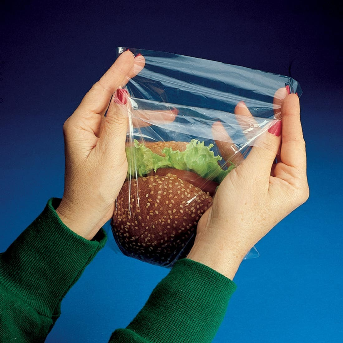 6 1/4 X 5 1/2 + 2 1/8 LP + 2 1/8 FB Low Density Flip Top Sandwich Bag 1 mil 1,500/cs| Prism Pak