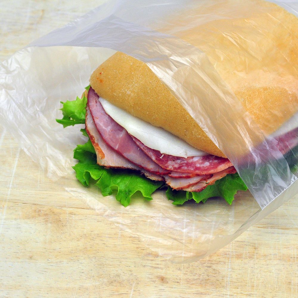 HDPE Flip Top Sandwich Bag 6.75" X 6.75" + 1"LP + 1"FB SKU# HD07