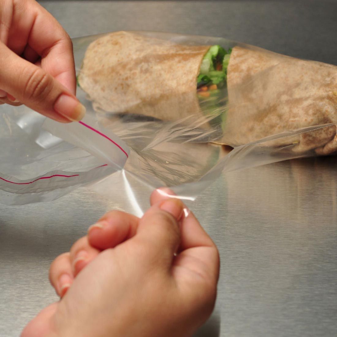 PP Co-Extruded Lip and Tape Resealable Bag 14" X 7" + 3"LP SKU# PSB1473