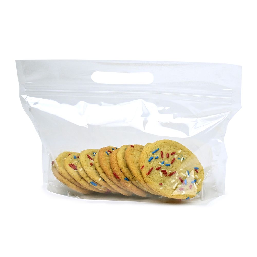 12" x 7.5" + 3.75"BG 2.5 mil #ReadyFreshÂ® Clear Cookie Pouch (12 pcs), 250/CS SKU# GNG12754C