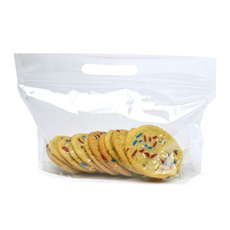 12" x 7.5" + 3.75"BG 2.5 mil #ReadyFreshÂ® Clear Cookie Pouch (12 pcs), 250/CS SKU# GNG12754C