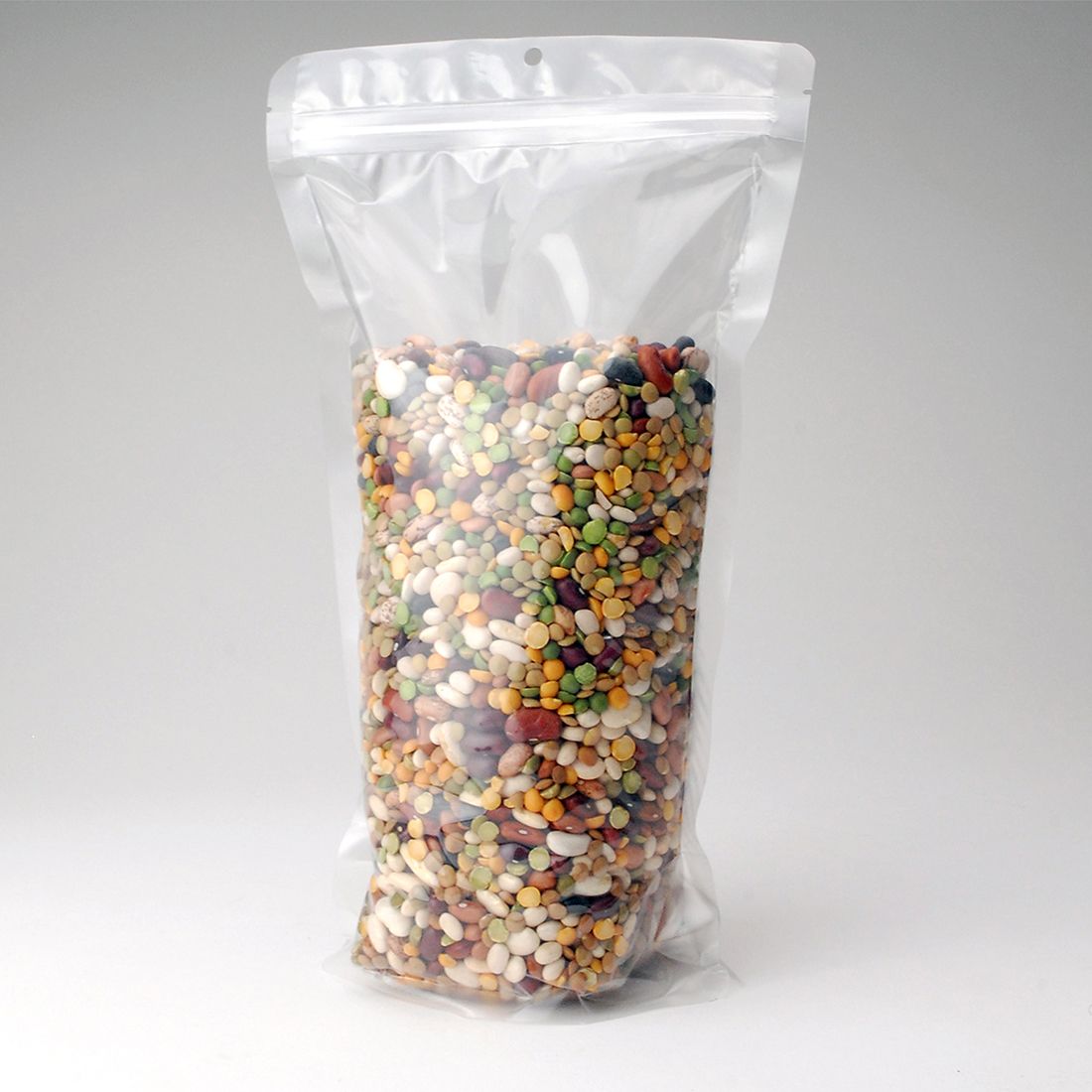 Clear Stand-Up Pouch 7" X 11" + 4"BG - LK Packaging SKU# SUP7114