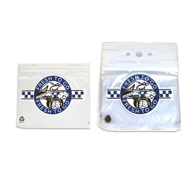 Zipper Saddle Pack Deli Bag -- Printed "Fresh to Go" Three colors 10" X 8" SKU# DP1083C