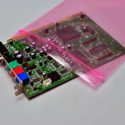 Pink Anti-Static Zipper Bags