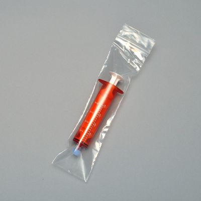 4" x 10" 1.5 mil Infuser Syringe Bag - Reclosable, 2000/CS