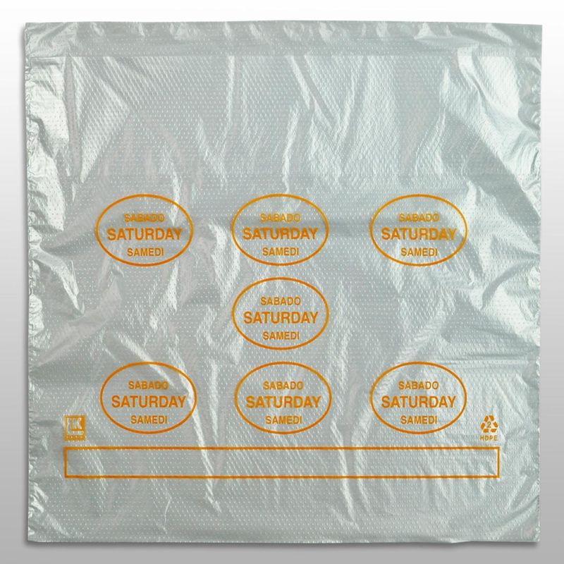 10 Portion Control Saddle Pack w/ Saturday (print in Orange) 10" X 8.5" + 2"LP + 2"FB SKU# PCSAT1085