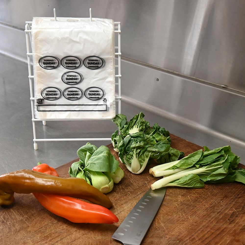 Portion Control Saddle Pack w/ Sunday (print in Black) 6.5" X 7" + 1.75"LP + 1.75"FB SKU# PCSUN6507