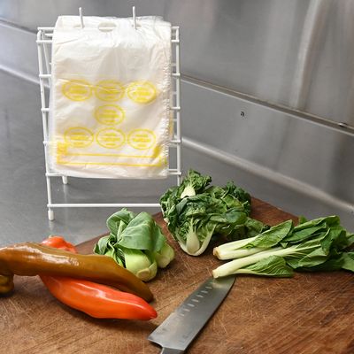 6.5" x 7" + 1.75"LP + 1.75"FB 0.5 mil Portion Control Saddle Pack w/ Tuesday (print in yellow), 2000/CS