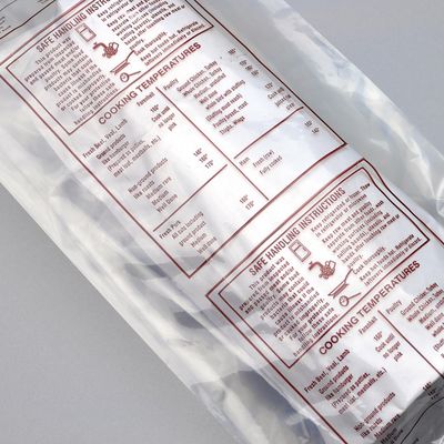 Printed "Safe Handling" Meat Bag 6" X 3" X 15" SKU# SFH-063015