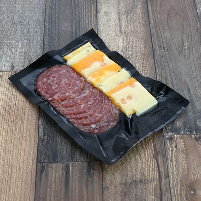 6" x 10" 3 mil Co-Extruded Black Back Vacuum Pouch, 1000/CS