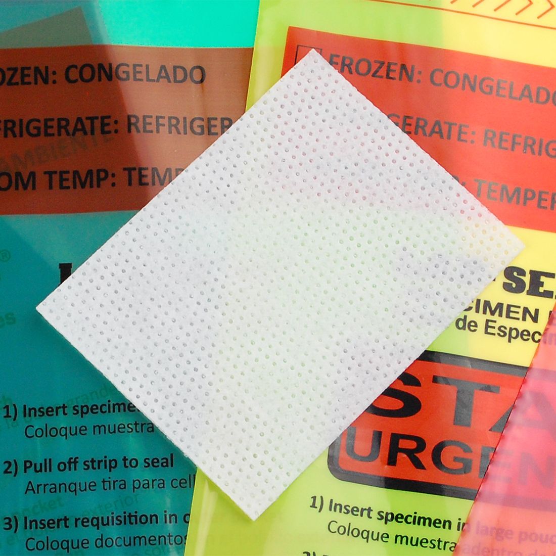 3" X 4"  White Absorbent Pad, 1,000/CS