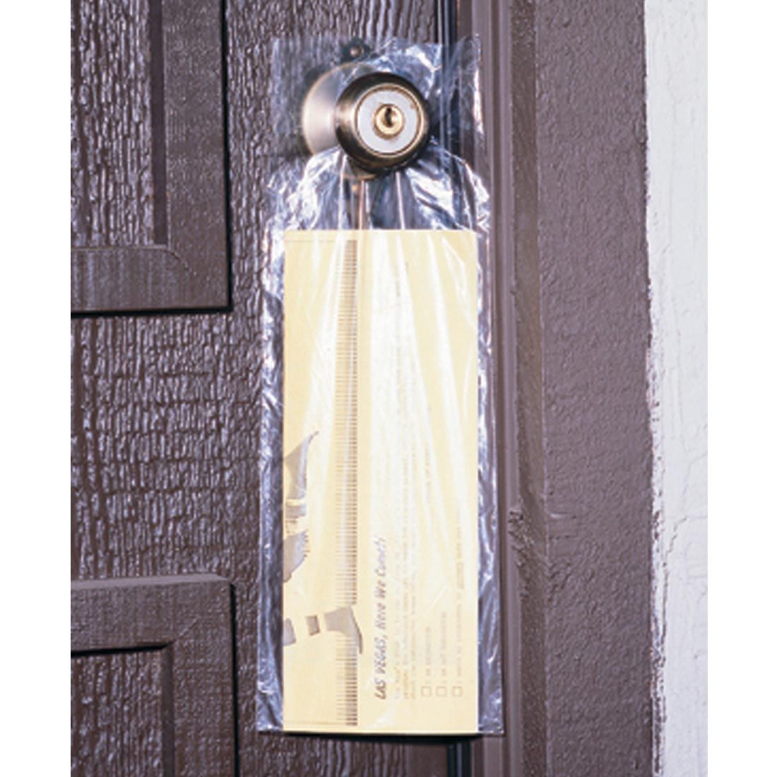 9 1/2 X 15 + 1 1/2 LP High Density Doorknob Bag 0.45 mil 2,000/cs| Prism Pak