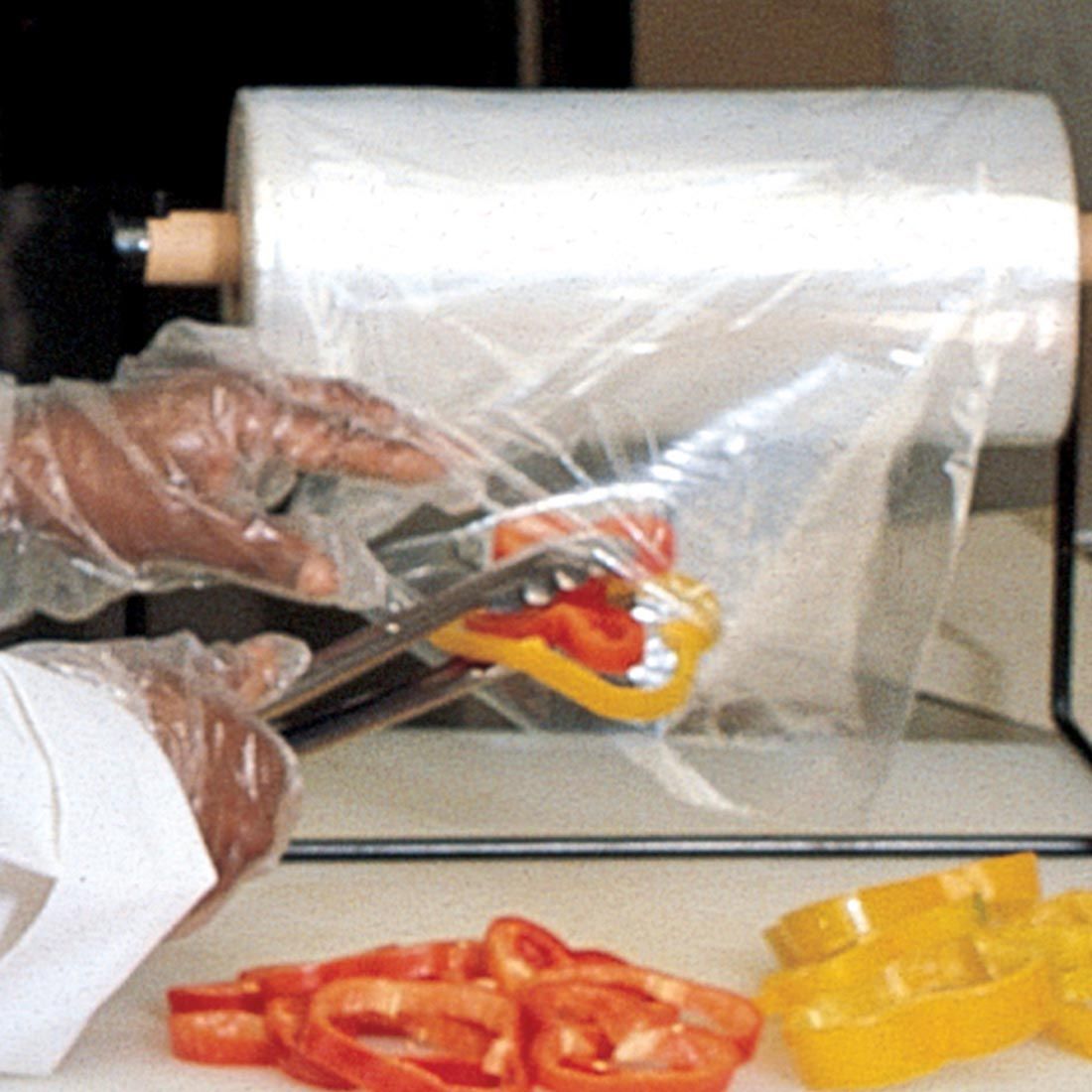 11 X 14 High Density Produce Bag on Roll -- Printed "5 a Day" 0.5 mil /RL| Prism Pak
