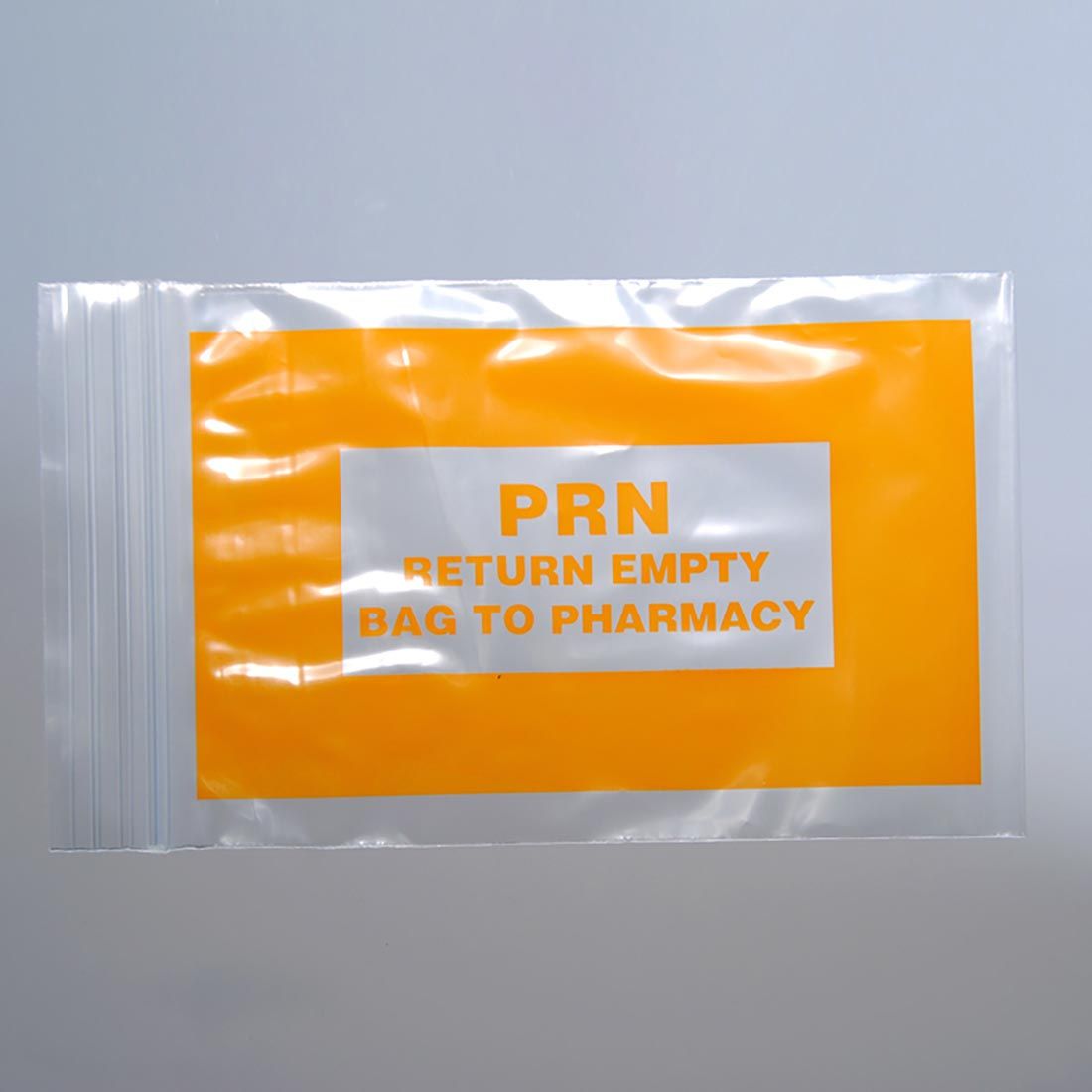 Orange PRN Bag -- Seal Top Reclosable 6 X 9 2 mil 1,000/cs| Prism Pak