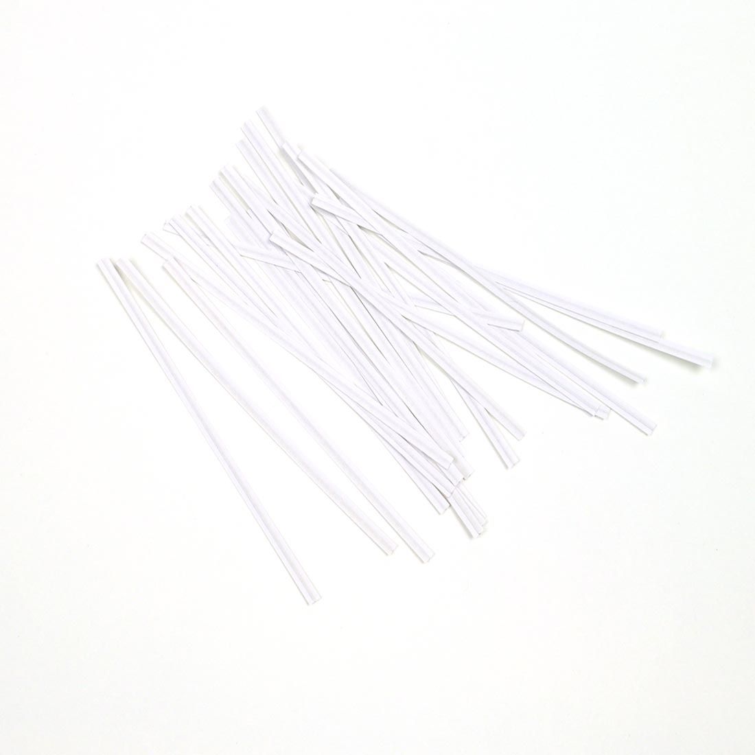 7" White Paper Ties 10,000/cs| Prism Pak