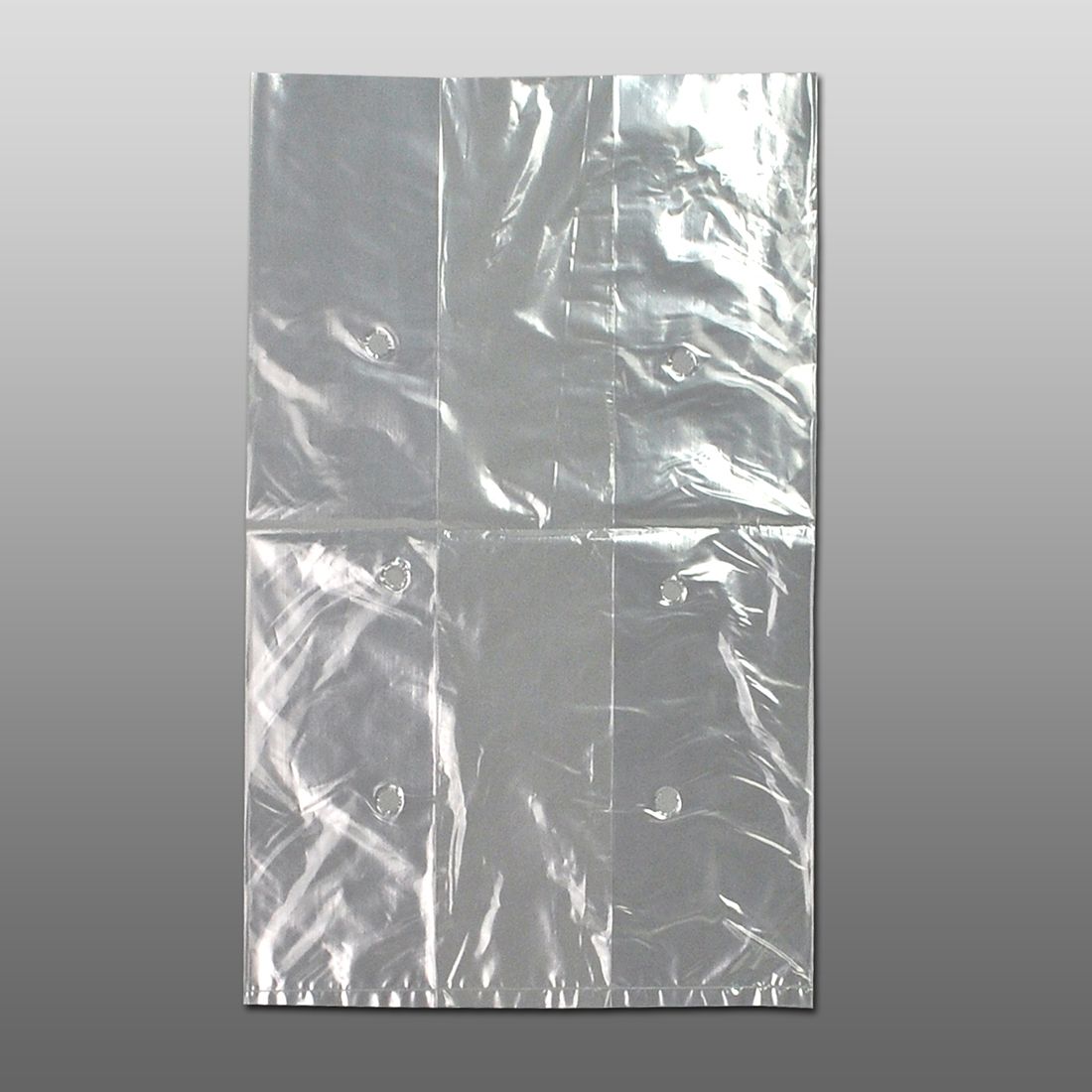 7 7" x 5" x 11" 0.8 mil LDPE Vented Lettuce Bag, 1000/CS