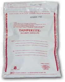 TT1216OP 12"x16" Outside Pouch Clear Disposable Bank Deposit Bag Qty 250/CS