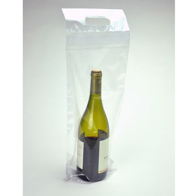 7" x 19" + 3.5"BG + 1.25"FB 2.5 mil Wine Bag -- Wine To-Go Bag, 250/CS
