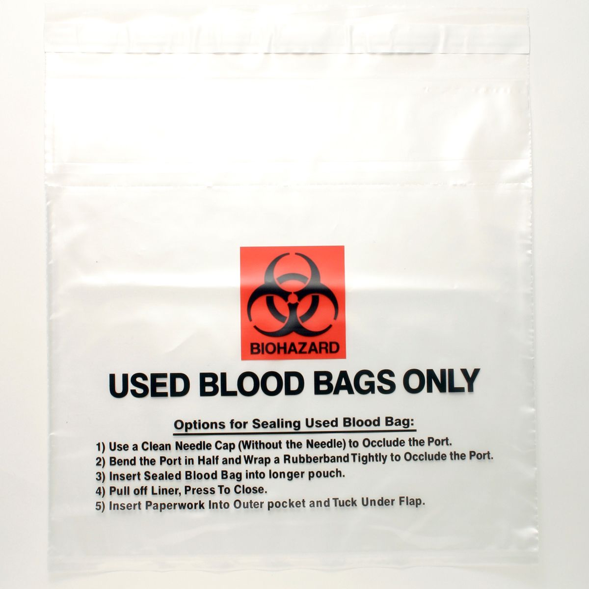 Used Blood Transport Bag 10 X 10 2 mil 1,000/cs| Prism Pak
