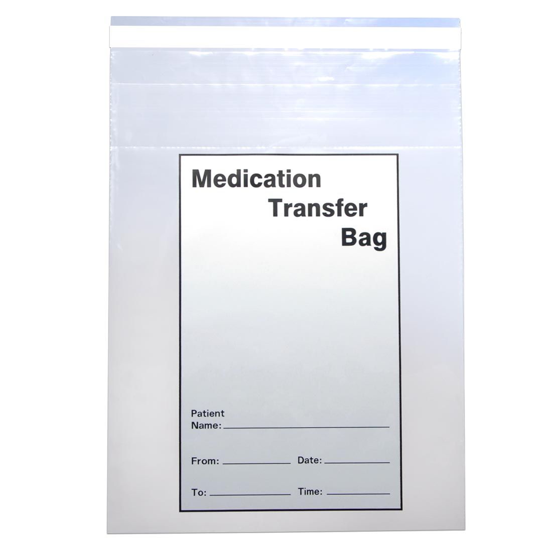 Medication Transfer Bag - Tamper Evident 8 X 10 1,000/cs| Prism Pak