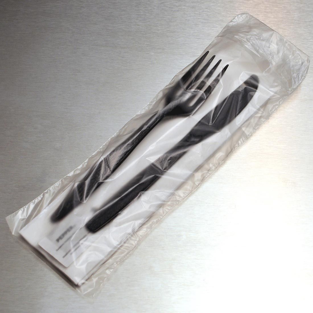 2 1/2 X 9 1/2 + 1 1/2 FB Low Density Silverware Bag -- Flat Pack 1 mil 2,000/cs| Prism Pak