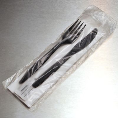 2.5" x 9.5" + 1.5"LP 1 mil LDPE Silverware Bag -- Flat Pack, 2000/CS