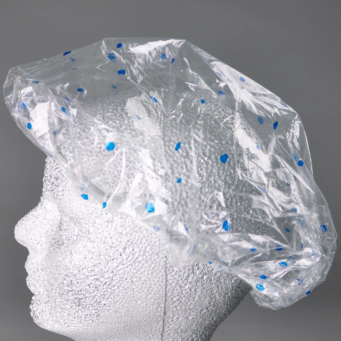 0.8 mil LDPE Shower Cap, 100/CS 0.8 mil LDPE Shower Cap, 100/CS