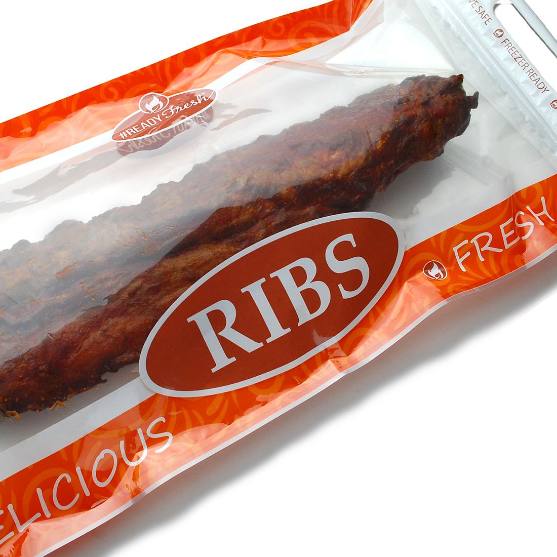 10" X 21.5" 2.6 mil #ReadyFresh Rib Bag, 250/CS