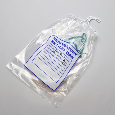 12" x 16" 2 mil Respiratory Setup Bag -- Drawstring, 500/CS
