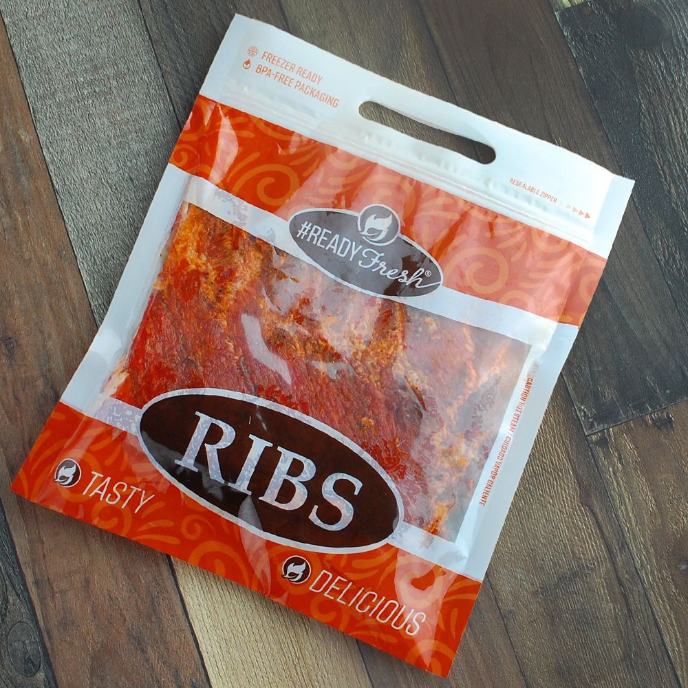10" X 12" 2.6 mil #ReadyFresh Rib Bag, 250/CS