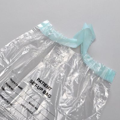12" x 16" 1 mil Respiratory Setup Bag -- Draw Tape, 500/CS