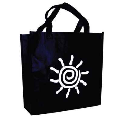 16" x 6" x 12" + 6"BG 80 GSM Non-Woven Polypropylene Bag, 100/CS