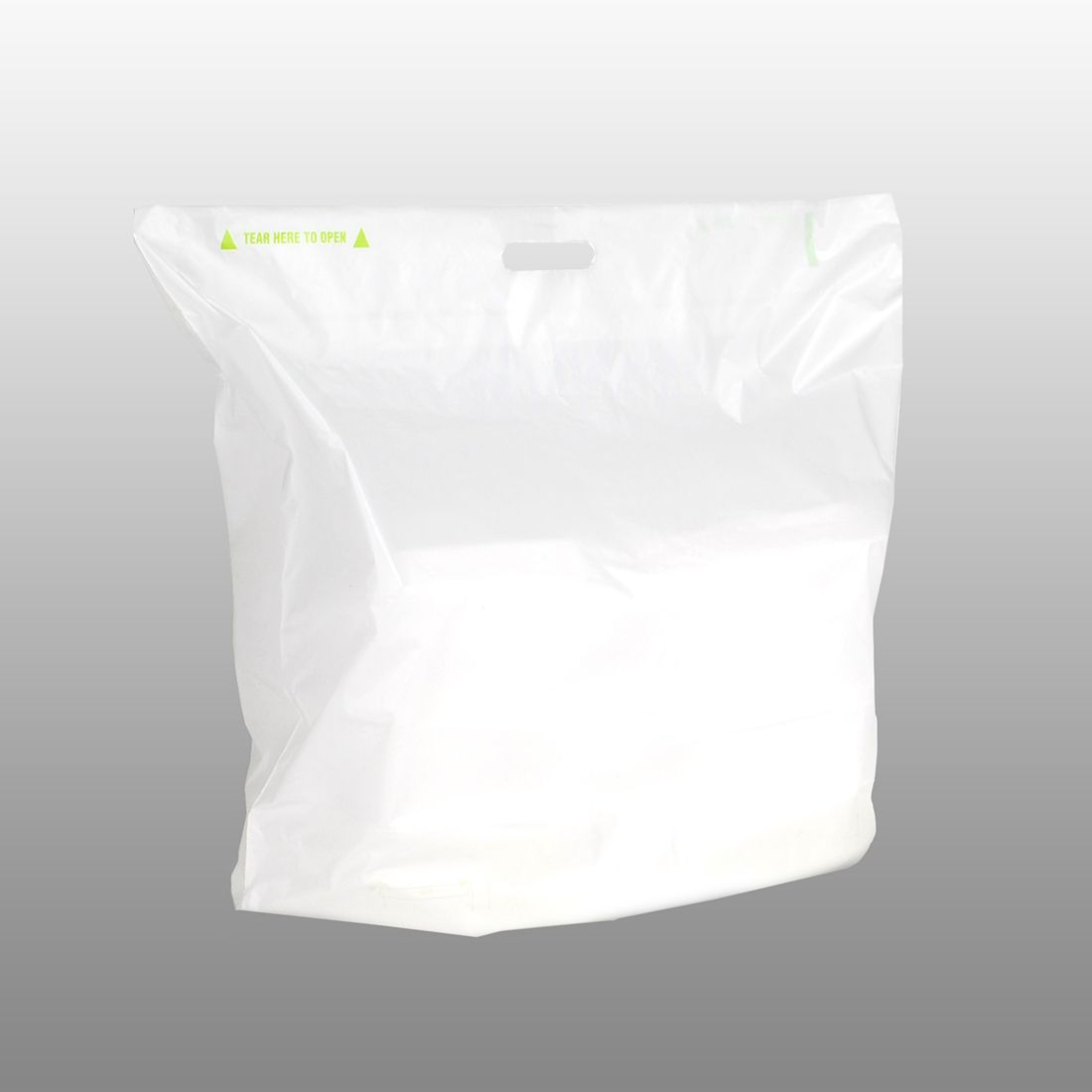 24" x 20" + 11"BG + 3.5"LP 1.5 mil Fast Take® Tamper-Evident Carryout Bag, Unprinted, 250/CS