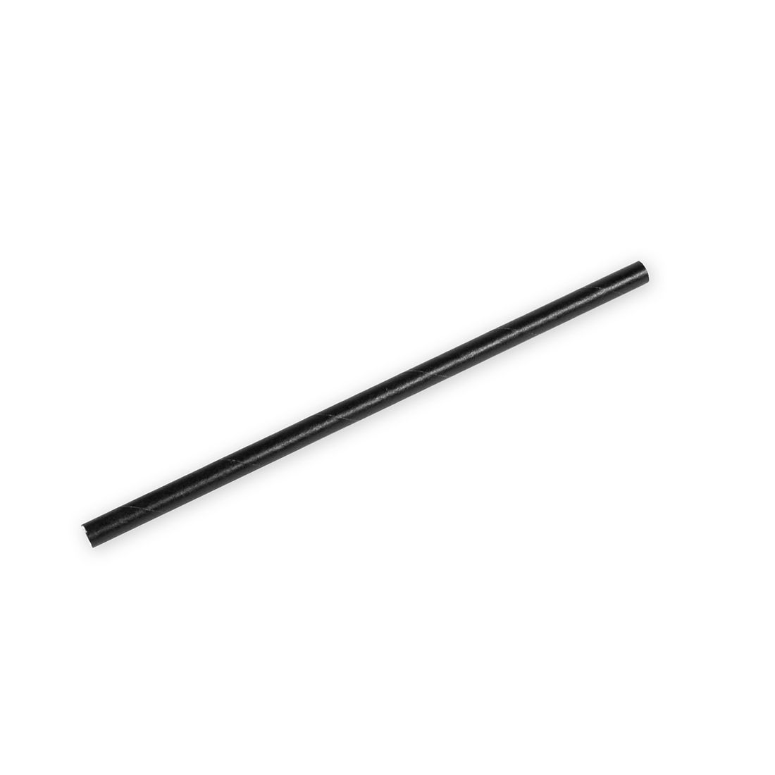 0.25" X 5.75"  Cocktail Stirrer 5.75" - Blk - Unwrapped, 12,800/CS