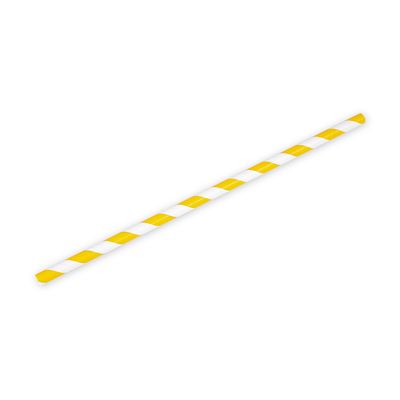 0.248" x 7.75" Jumbo Straw - Black - Unwrapped, 4800/CS